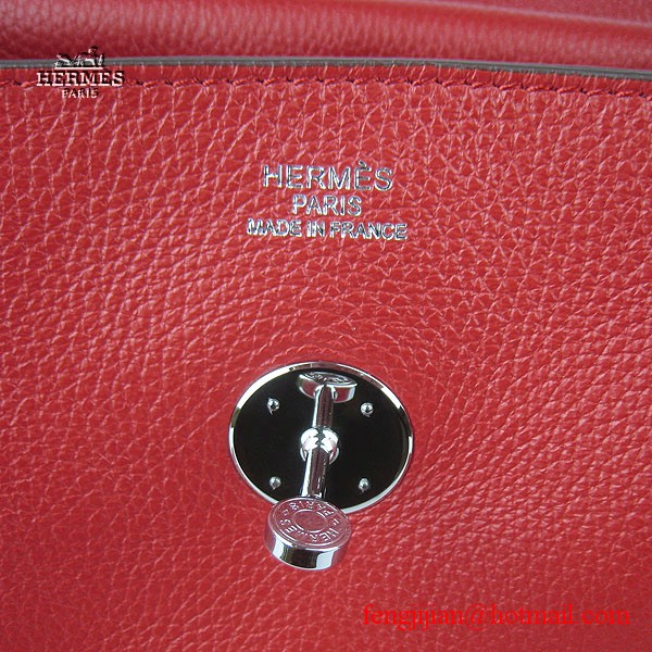 Hermes Women Shoulder Bag Red 6208 Hermes Women Shoulder Bag Red 6208